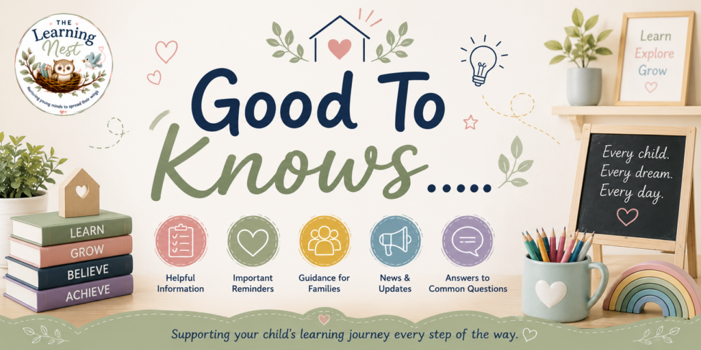 The Good To Knows....... gtk